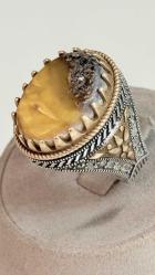 925 AYAR GÜMÜŞ DAMLA KEHRİBAR