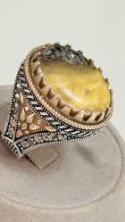 925 AYAR GÜMÜŞ DAMLA KEHRİBAR