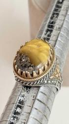 925 AYAR GÜMÜŞ DAMLA KEHRİBAR