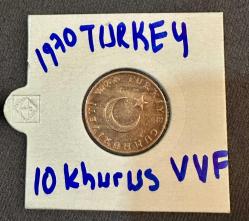 LOT.18 » 1970-TC-10 kuruş madeni para ÇT