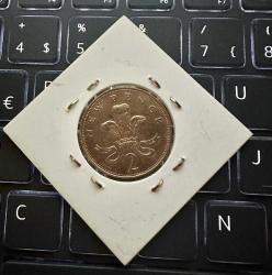 1971 İngiltere Elizabeth 2 New Pence Madeni Para ÇT