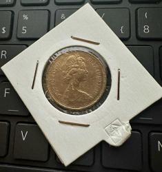 LOT.3 » 1971/-İngiltere Elizabeth 2 New Pence Madeni Para ÇT