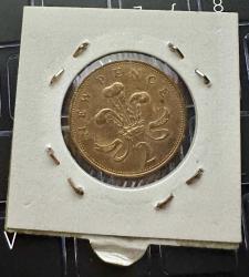 1971/-İngiltere Elizabeth 2 New Pence Madeni Para ÇT