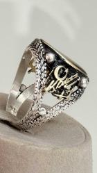 925 AYAR GÜMÜŞ TUĞRA ÜZERİ MİNE İŞLEME