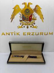 Yazının Asaleti: El İşçiliği Fransız Cloisonné Koleksiyonluk Mineli Tükenmez Kalem