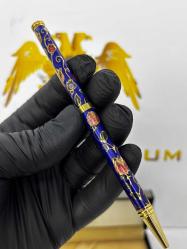 Yazının Asaleti: El İşçiliği Fransız Cloisonné Koleksiyonluk Mineli Tükenmez Kalem