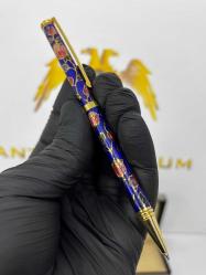 Yazının Asaleti: El İşçiliği Fransız Cloisonné Koleksiyonluk Mineli Tükenmez Kalem