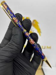 Yazının Asaleti: El İşçiliği Fransız Cloisonné Koleksiyonluk Mineli Tükenmez Kalem