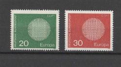 1970 ALMANYA EUROPA CEPT TAM SERİ MNH