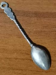 GÜMÜŞ eski türkçe afiyet olsun çay kaşığı 800 ayar 11gr