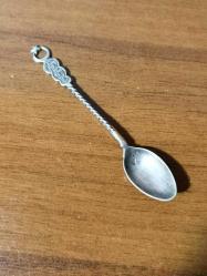 GÜMÜŞ eski türkçe afiyet olsun çay kaşığı 800 ayar 11gr