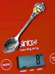 STRASBURG HATIRA GÜMÜŞ KAŞIK 800 AYAR  8GR. KUTUSUNDA