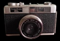 Meikai SL 35mm Film Fotoğraf Makinesi, 50mm Objektifli – Antika Japon Malı çalışır durumda Kolleksiyonluk
