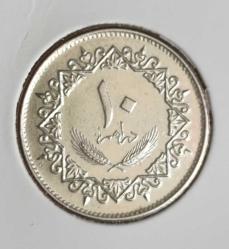 LİBYA 10 DİRHEM 1970
