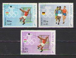 Spor - Olimpiyat - Futbol Temalı damgalı pul veya seri