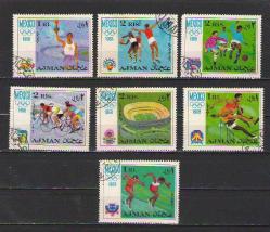 Spor - Olimpiyat - Futbol Temalı damgalı pul veya seri