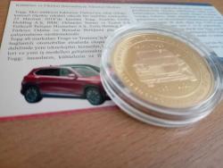 Altın Kaplamalı Gümüş Para TOGG