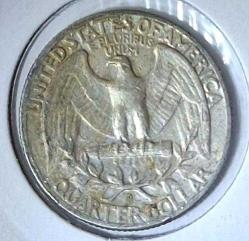 1964 'D' AMERİKA GÜMÜŞ QUARTER DOLAR