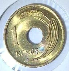 1949 DELİKLİ 1 KURUŞ ÇİLL KONDÜSYON