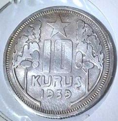 1939 NİKEL 10 KURUŞ