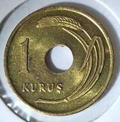 1949 DELİKLİ 1 KURUŞ ÇİLL KONDÜSYON
