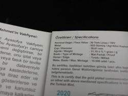 Altın Kaplama Gümüş Para