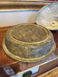 Osmanlı Süleymaniye işi bakır kapaklı kase