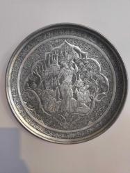 Antika Bakır Duvar Tabağı