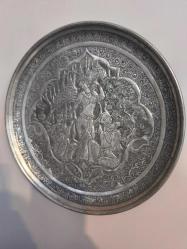 Antika Bakır Duvar Tabağı