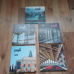 Yapı Dergisi 1994 yılı , 147,149,152,153 ve 156  nolu sayılar