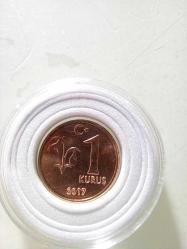 Bir Kuruş Madeni Para 2017 Yılına Ait