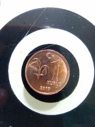 Bir Kuruş Madeni Para 2017 Yılına Ait