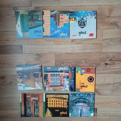 Yapı Dergisi 1995 yılı ,158,159,160,161,162,163,167,168 ve 169 'inci sayilari  ,sadece 3 sayi eksik