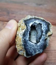 Nadir Merlinit (Dendritik Opal) Jeod – Doğal 3 Boyutlu Ağaç Benzeri Dendritler | Eşsiz Bir Örnek - Ağırlık: 115g - Benzersiz Koleksiyonluk Nadir Parça