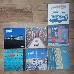 Yapı Dergisi 1993 yılı ,137,138,139,140,141,142 ve 143 inci sayilari  ,sadece 5 sayi eksik