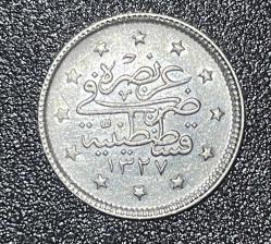 1327/4 Gümüş 2 Kuruş ÇİL