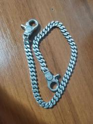 ORİJİNAL HUGO BOSS CÜZDAN -KEMER ZİNCİRİ GÜMÜŞ 48CM    147 GRAM   925AYAR