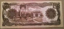 1000 AFGANİ  AFGANİSTAN 1990