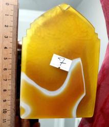 KELİME-İ TEVHİD VE FETİH  SURESİ 'NDEN AYET YAZILI DOĞAL AKİK TAŞI