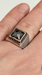 925 AYAR GÜMÜŞ SAFŞR TAŞLI YÜZÜK