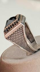 925 AYAR GÜMÜŞ SAFŞR TAŞLI YÜZÜK