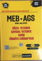 2025 MEB-AGS Konu Anlatımlı Sözel Sayısal Yetenek Tarih Türkiye Coğrafyası