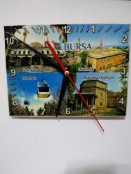 BURSA GÖRSELLİ ÇİNİ DUVAR SAATİ