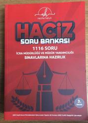 Haciz Soru Bankası 1116 Soru  İcra Müdürlüğü ve Yardımcılığı Sınavlarına Hazırlık,