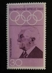 1968 ALMANYA DAMGASIZ POSTA PULU