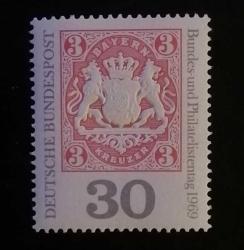 1969 ALMANYA DAMGASIZ POSTA PULU