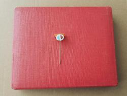 ESKİ - ANADOLU ÜNİVERSİTESİ ROZETİ - MADALYA ( SICAK MİNELİ MODEL ) C4115