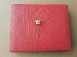 ESKİ - ANADOLU ÜNİVERSİTESİ ROZETİ - MADALYA ( SICAK MİNELİ MODEL ) C4115