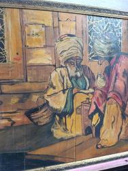 Antika Yakma & Boyama Tablo | Oryantal Sahne