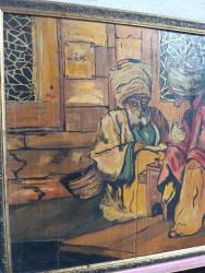 Antika Yakma & Boyama Tablo | Oryantal Sahne